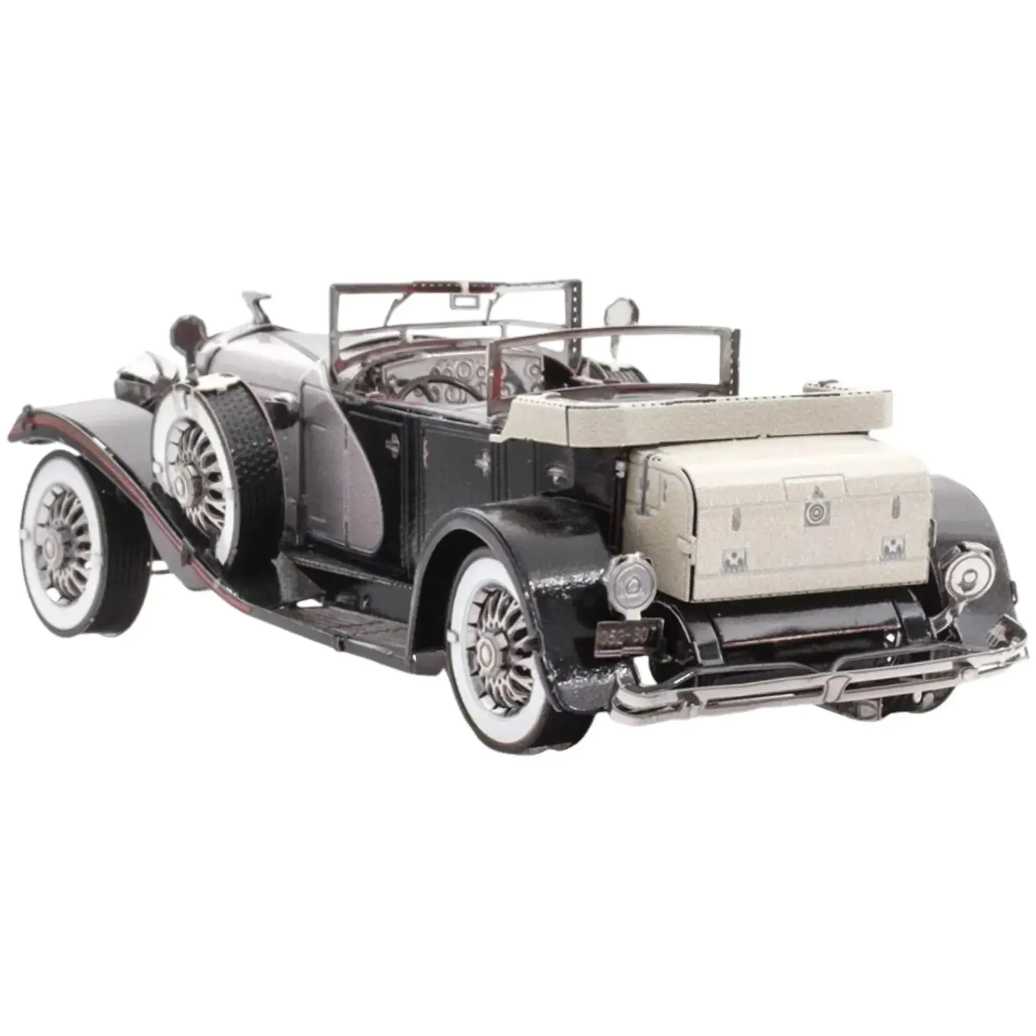 1935 Duesenberg Model J Classic Car Figure Model Kit (1:46 Scale, Steel, Moderate Difficulty) - Fascinations - Metal Earth Series - (2022) - Image 4