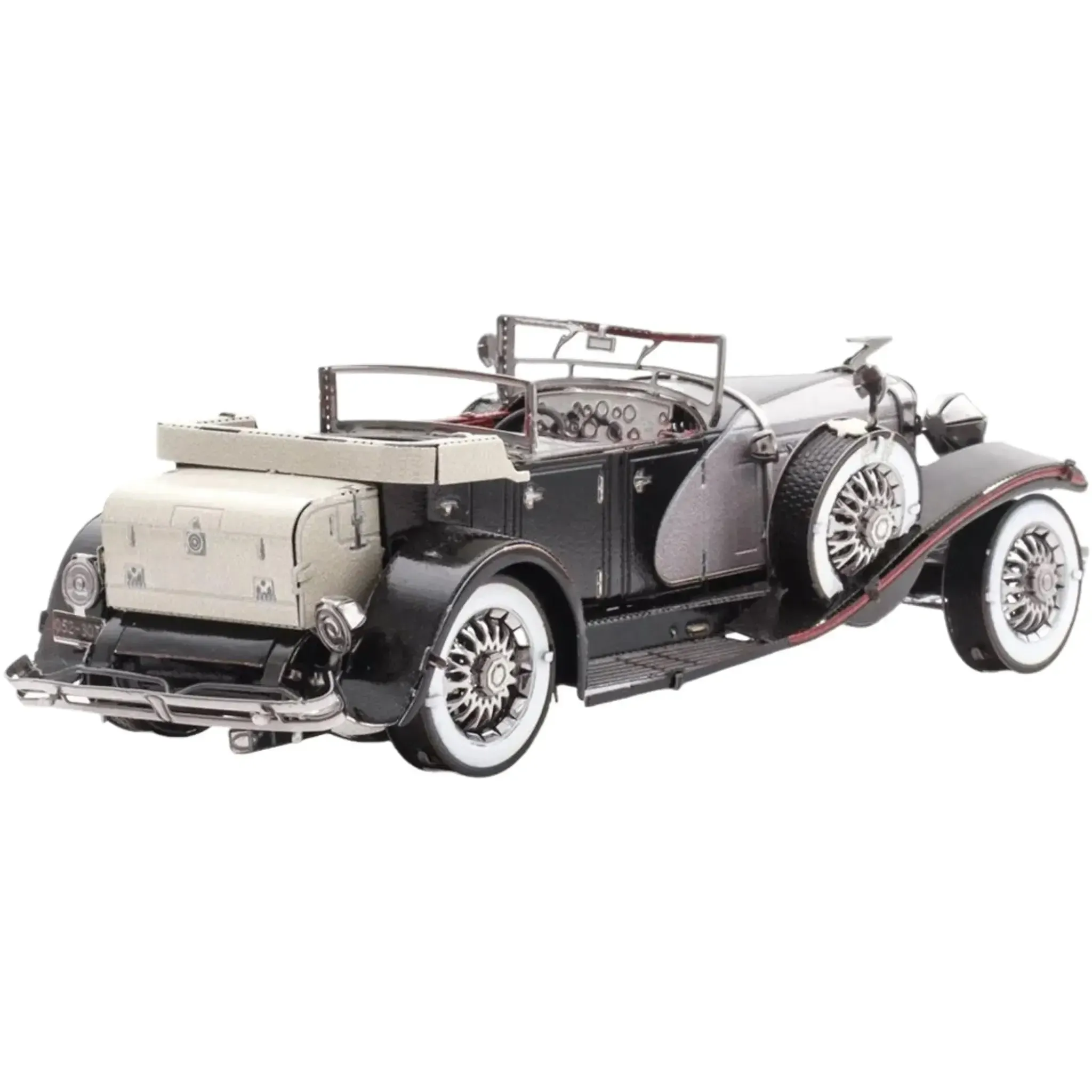 1935 Duesenberg Model J Classic Car Figure Model Kit (1:46 Scale, Steel, Moderate Difficulty) - Fascinations - Metal Earth Series - (2022) - Image 5