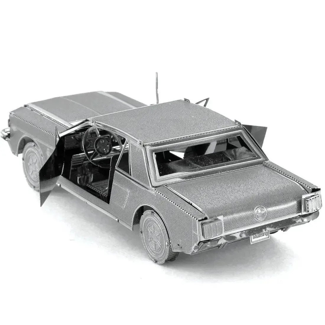 1965 Ford Mustang Car Figure Model Kit (Steel, Moderate Difficulty) - Fascinations - Metal Earth Series - Image 5