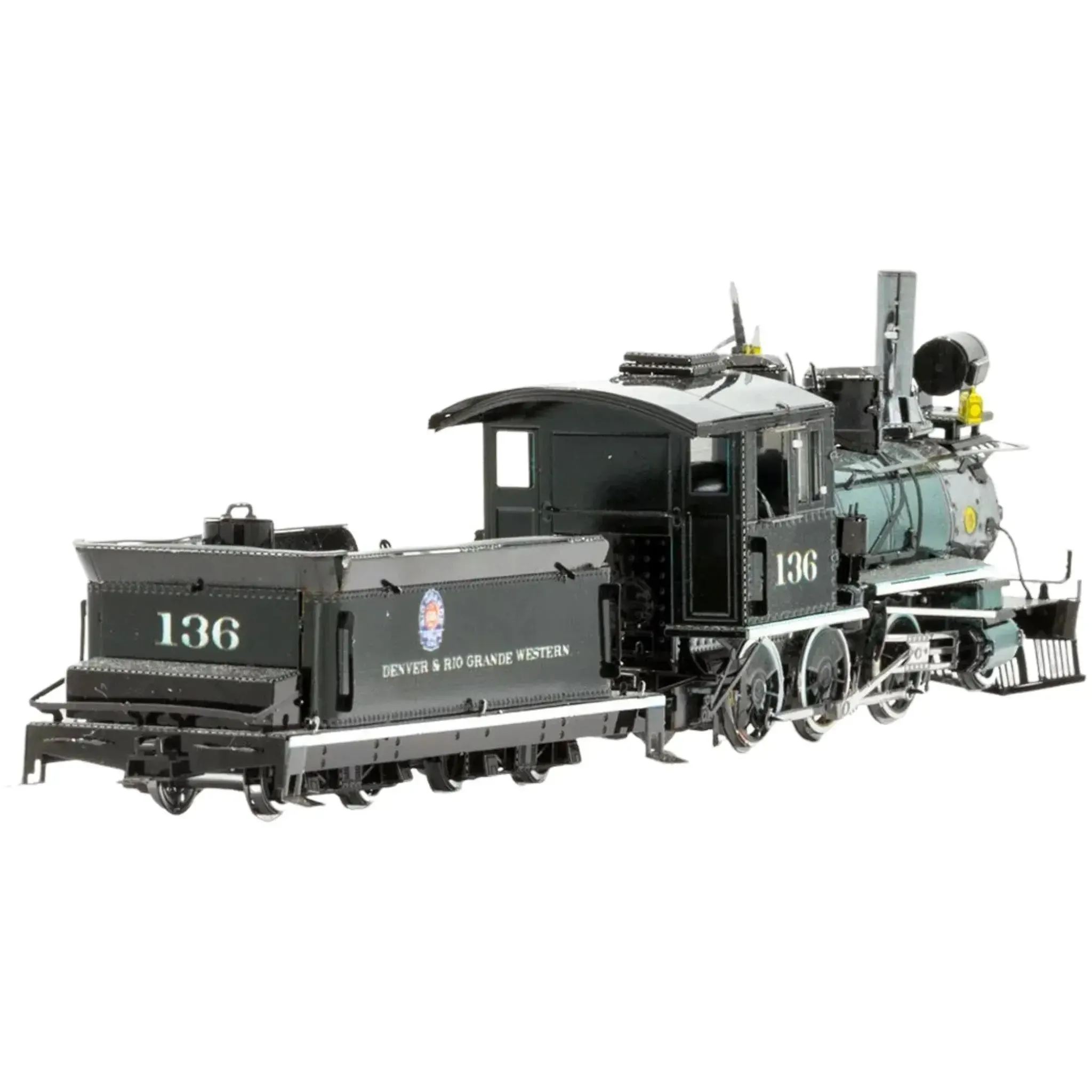 2-6-0 Locomotive Figure Model Kit (Steel, Hard Difficulty) - Fascinations - Metal Earth Series - (2023) - Image 4