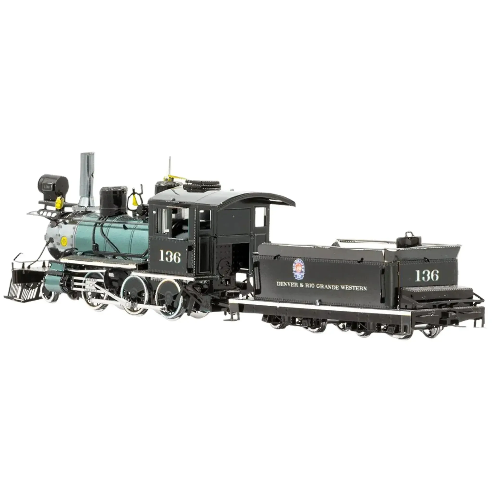 2-6-0 Locomotive Figure Model Kit (Steel, Hard Difficulty) - Fascinations - Metal Earth Series - (2023) - Image 6