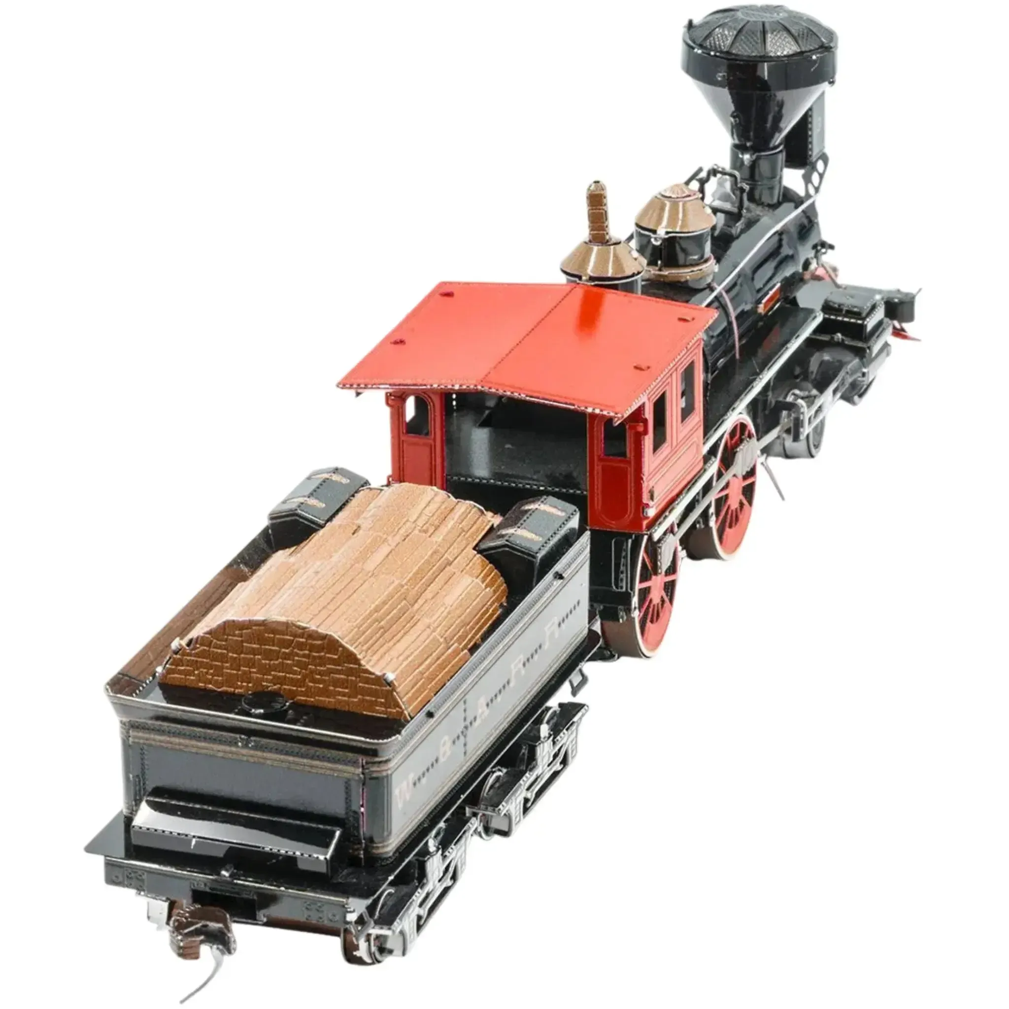 4-4-0 Locomotive Figure Model Kit (Steel, Hard Difficulty) - Fascinations - Metal Earth Series - (2023) - Image 4