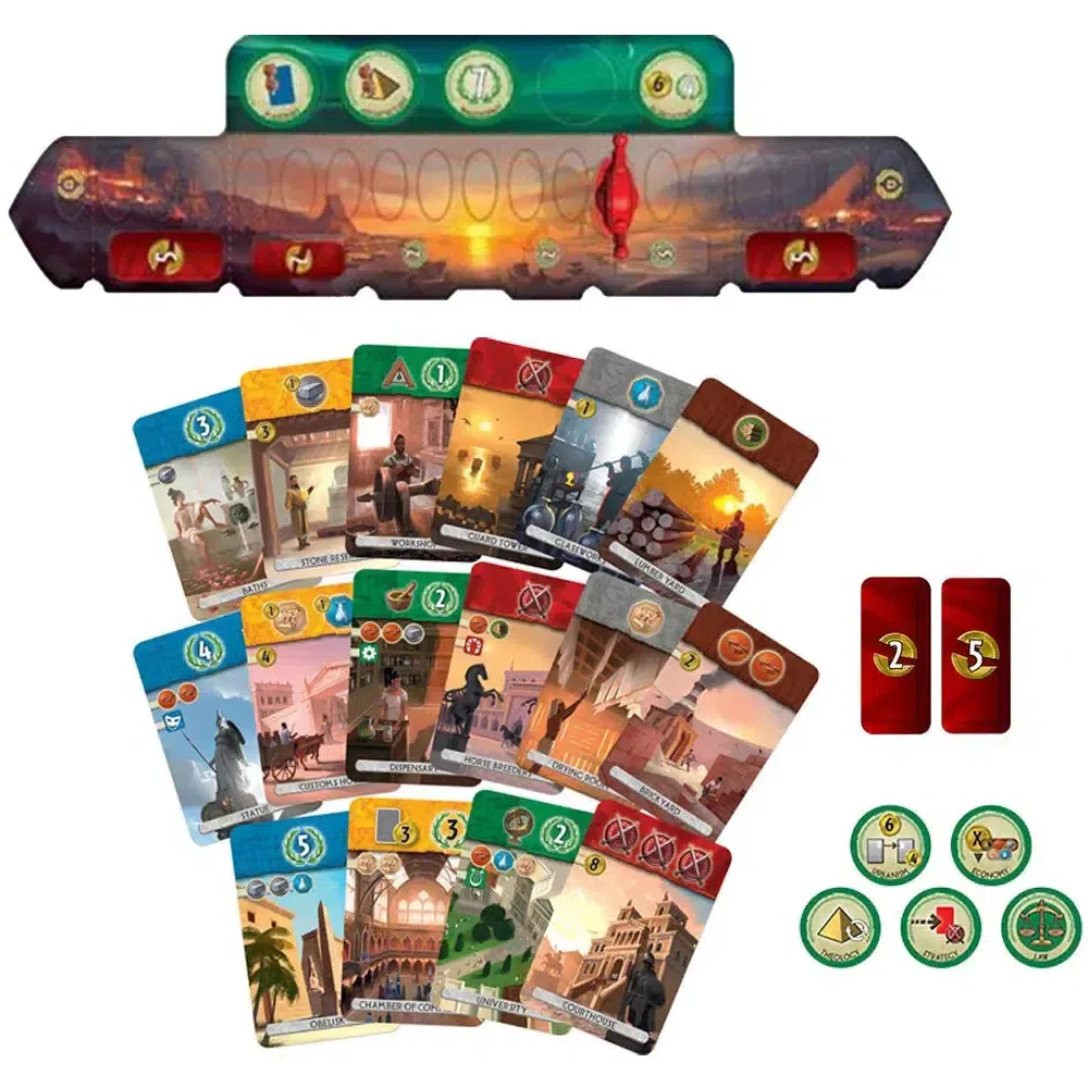 7 Wonders Duel - Strategy Civilization Board Game for Family, and Adults (2 Players, Ages 10+) - Repos Production - Image 2