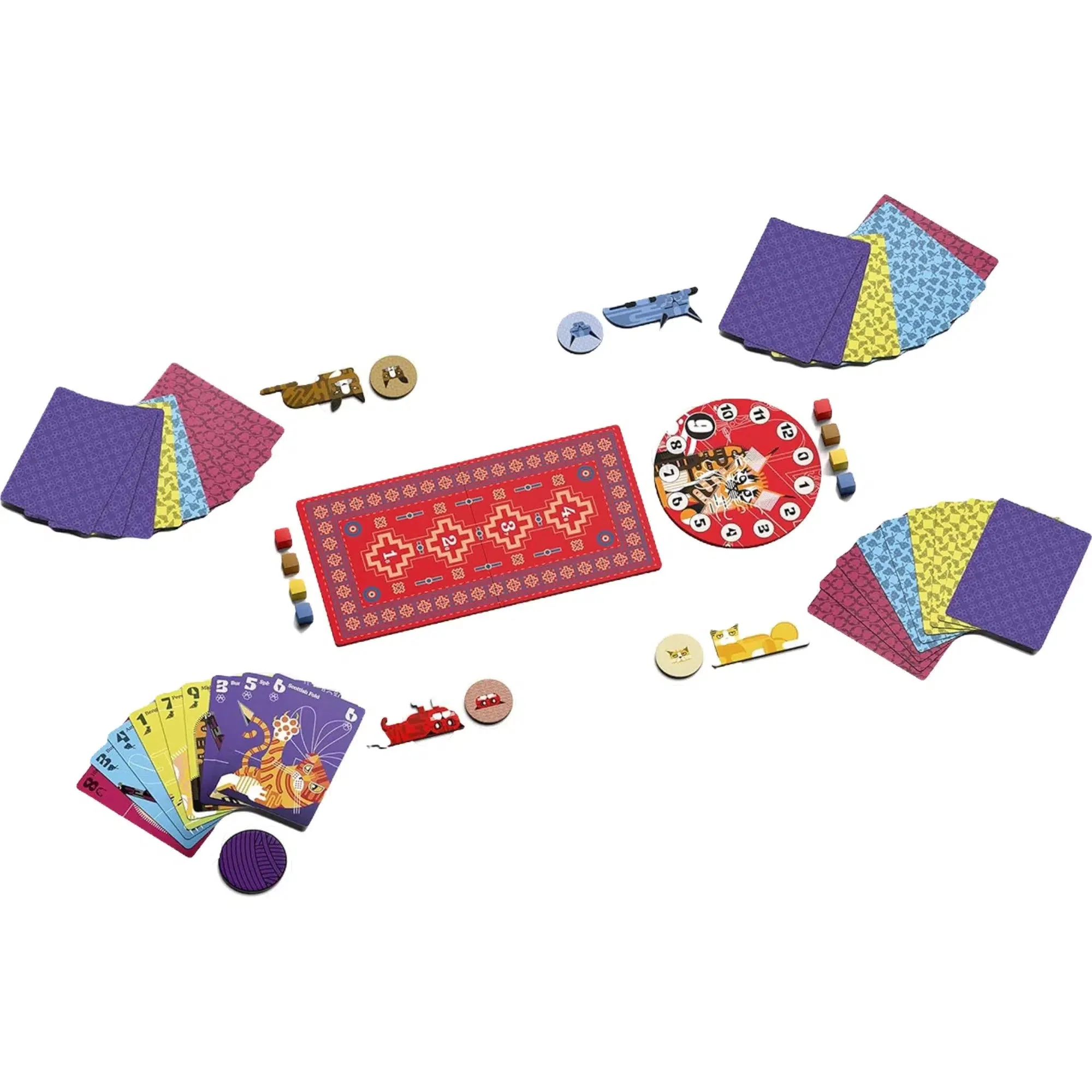9 Lives - Competitive Cat Board Game for Family, Adults, and Children (3-4 Players, Ages 11+) - Allplay - Image 6