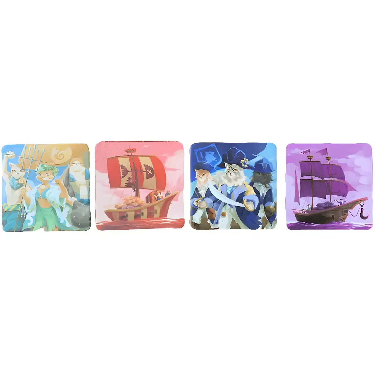 Ahoy! Kitten - Bluffing Pirates Board Game for Family, Adults, and Children (2-6 Players, Ages 8+) - Mayday Games - Image 5
