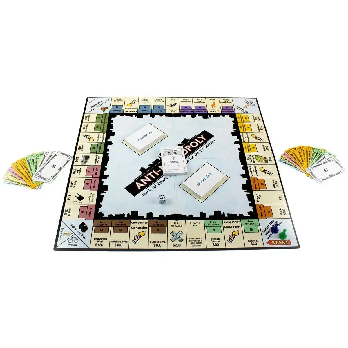 Anti-Monopoly - Economic Civilization Board Game for Family, Adults, and Children (2-6 Players, Age 8+) - University Games - Image 5
