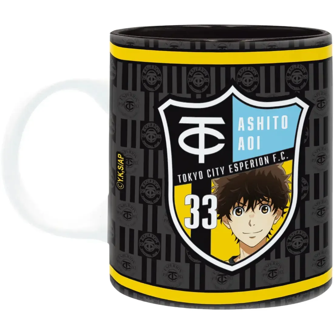 Ao Ashi - Ashito Aoi 33 Tokyo City Esperion Football Club Mug (Ceramic, 11 oz.) - ABYstyle - Image 2