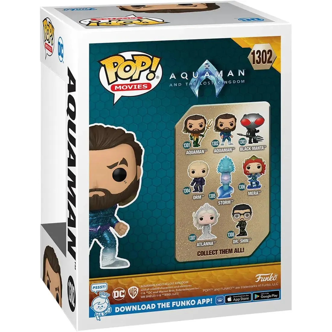 Aquaman and the Lost Kingdom - Aquaman Figure (4.07") - Funko - Pop! Movies Series (1302) - Image 3