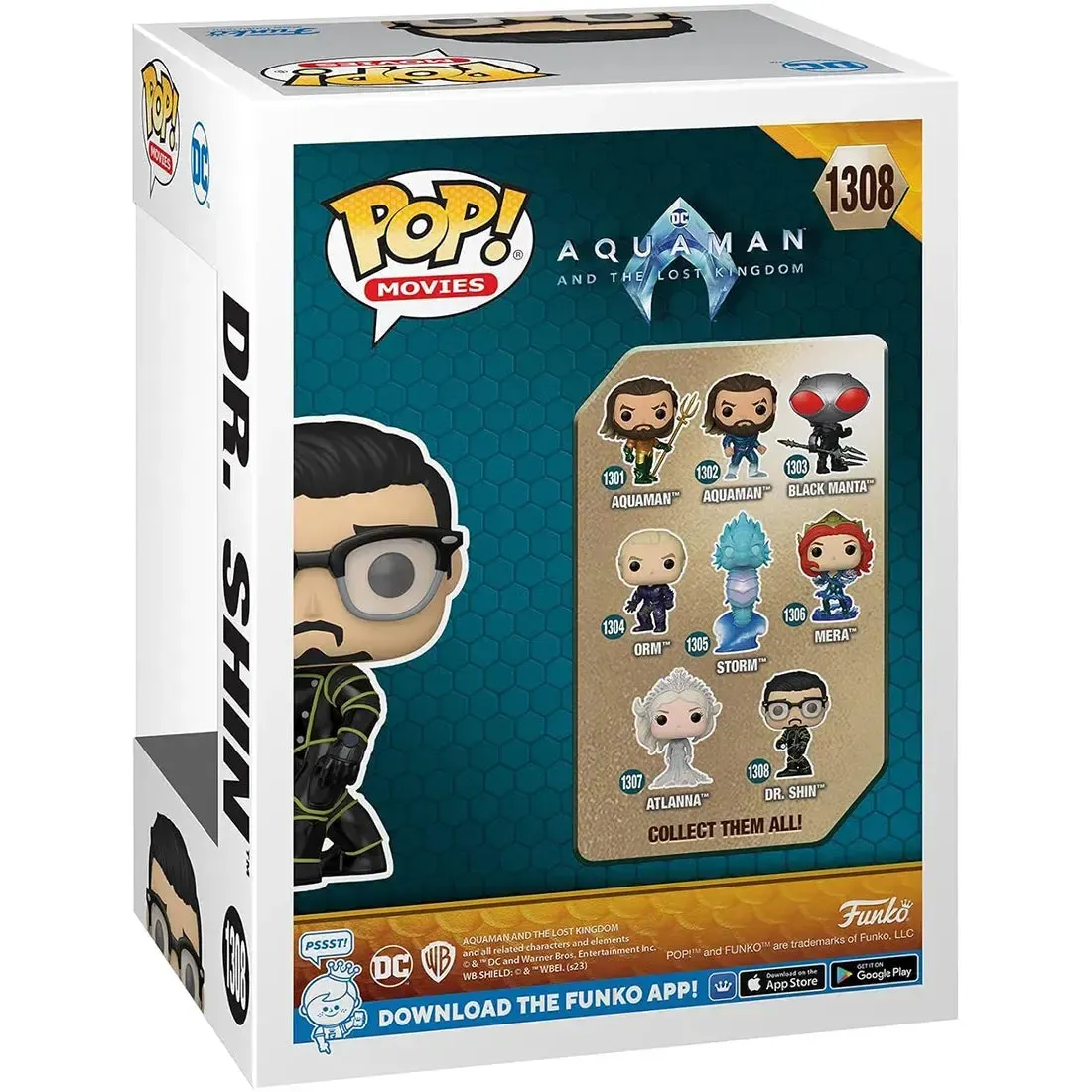 Aquaman and the Lost Kingdom - Dr. Shin Figure (4") - Funko - Pop! Movies Series (1308) - Image 3