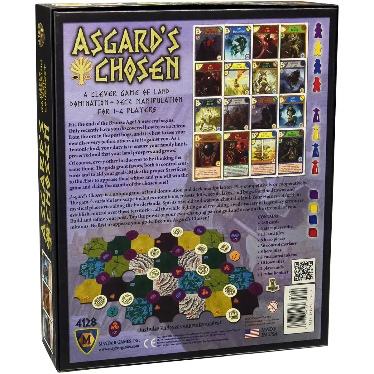 Asgard's Chosen - Strategy Viking Civilization Board Game for Family and Adults (1-4 Players, Ages 12+) - Mayfair Games - Image 2