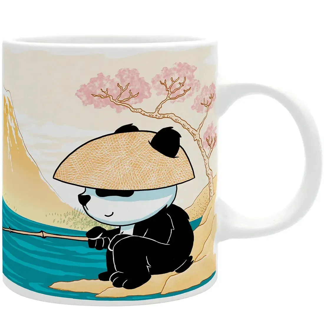 Asian Art - The Great Wave off Kanagawa Surfing Panda Mug (Ceramic, 11 oz.) - ABYstyle - Image 3