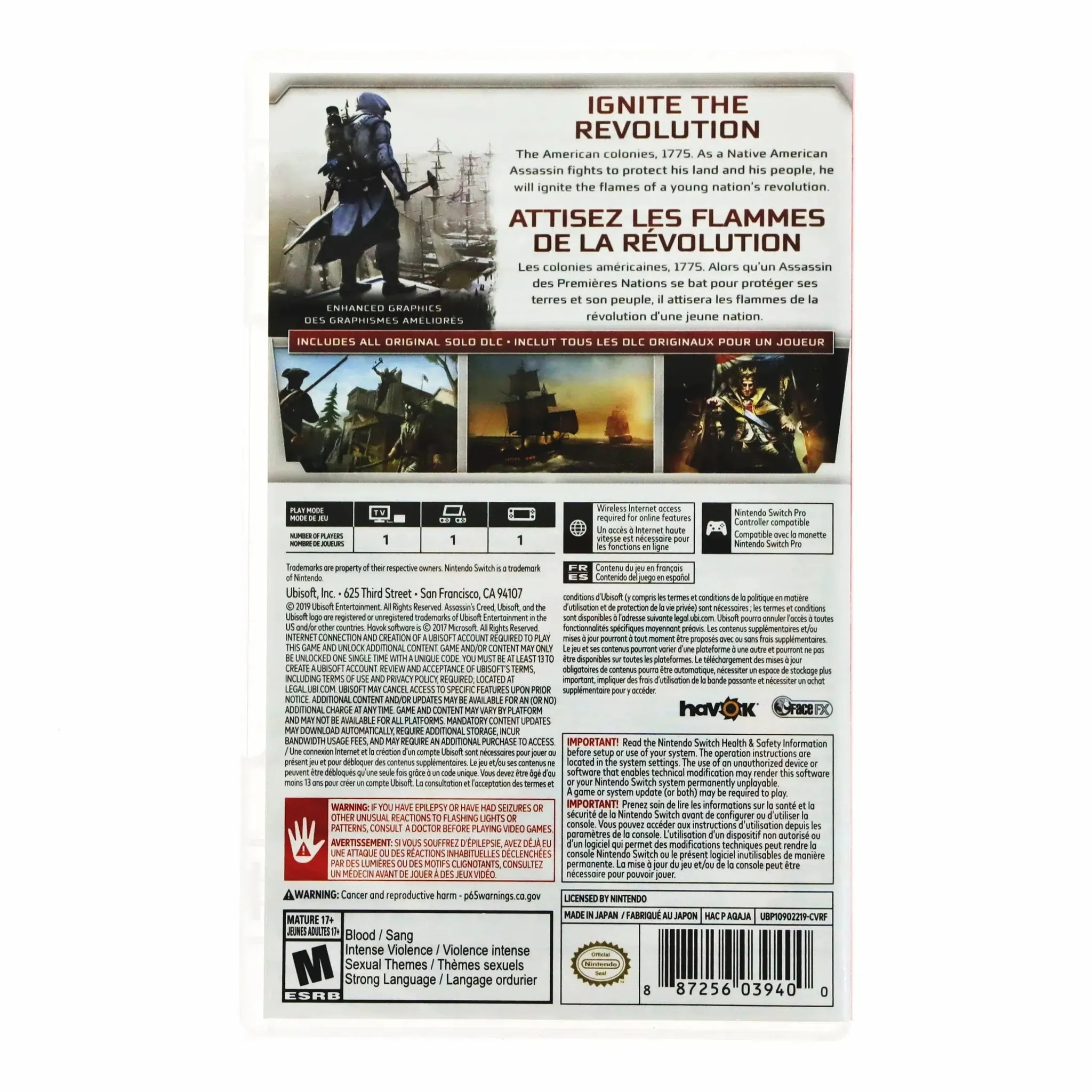 Assassin's Creed III: Remastered - Nintendo Switch - Image 3