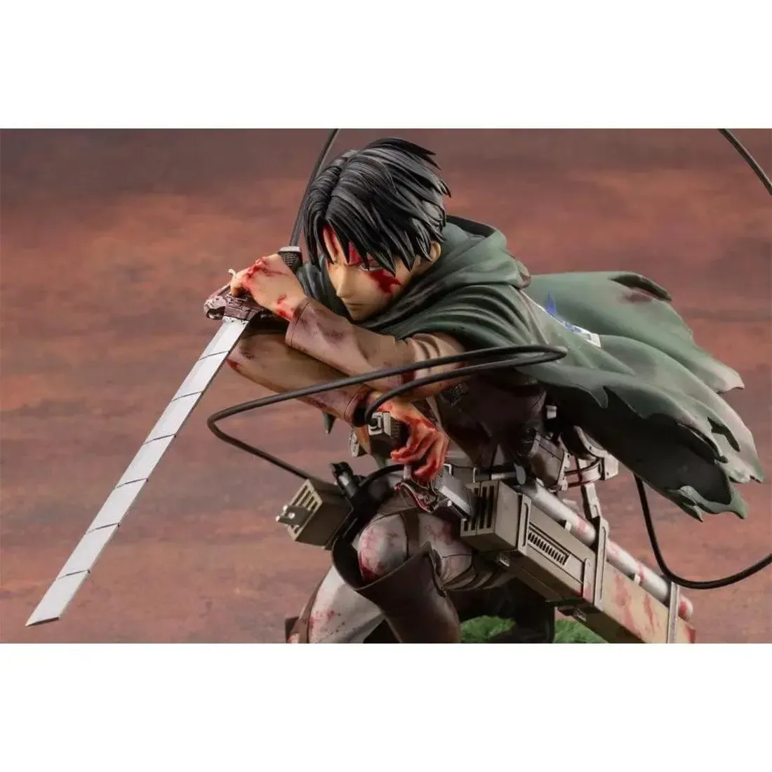 Attack on Titan - Bloody Levi Ackerman Statue Figure (1:7 Scale) - Kotobukiya - ArtFX J Series (Fortitude Version) - Image 4