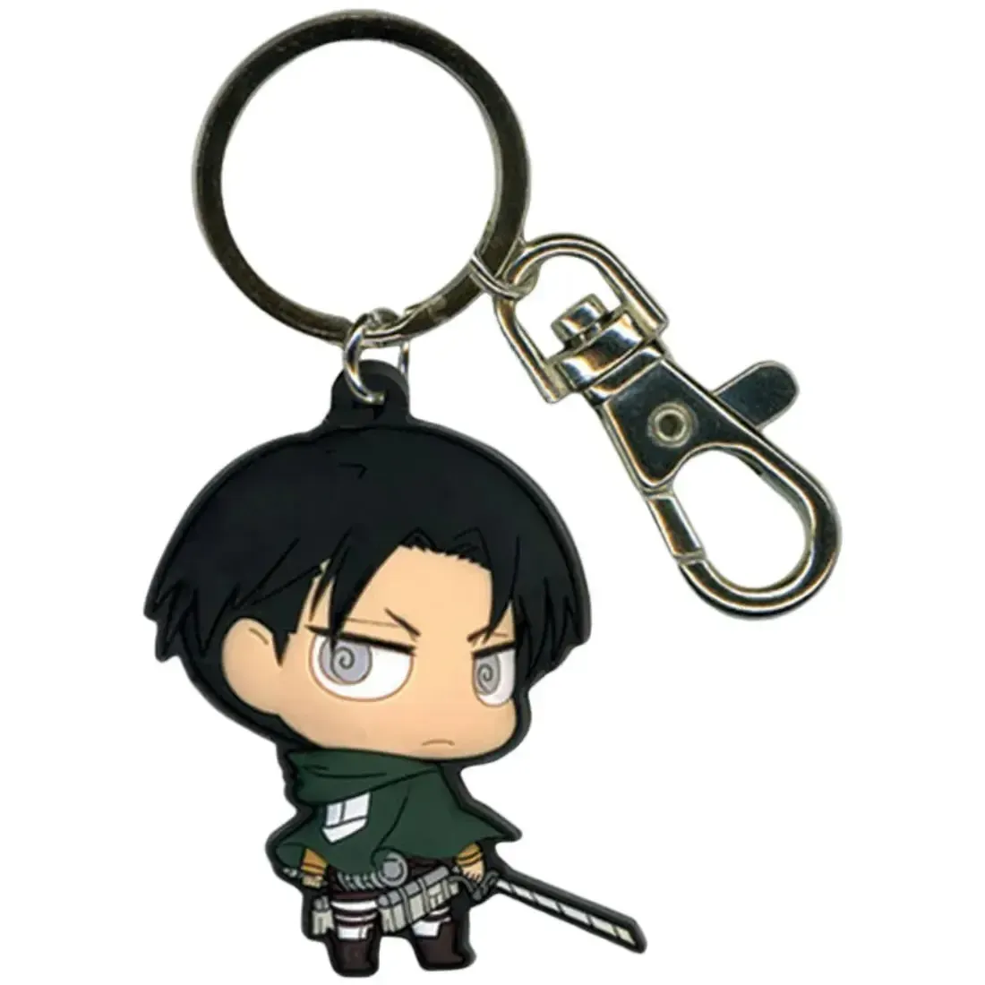 Attack on Titan - Chibi Levi Ackerman Keychain (2", PVC) - Great Eastern Entertainment
