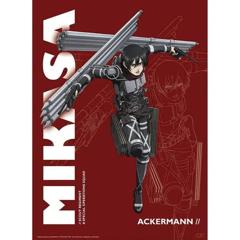 Attack on Titan - Levi & Mikasa Boxed Poster Set (20.5"x15") - ABYstyle - Series 1 - Image 3