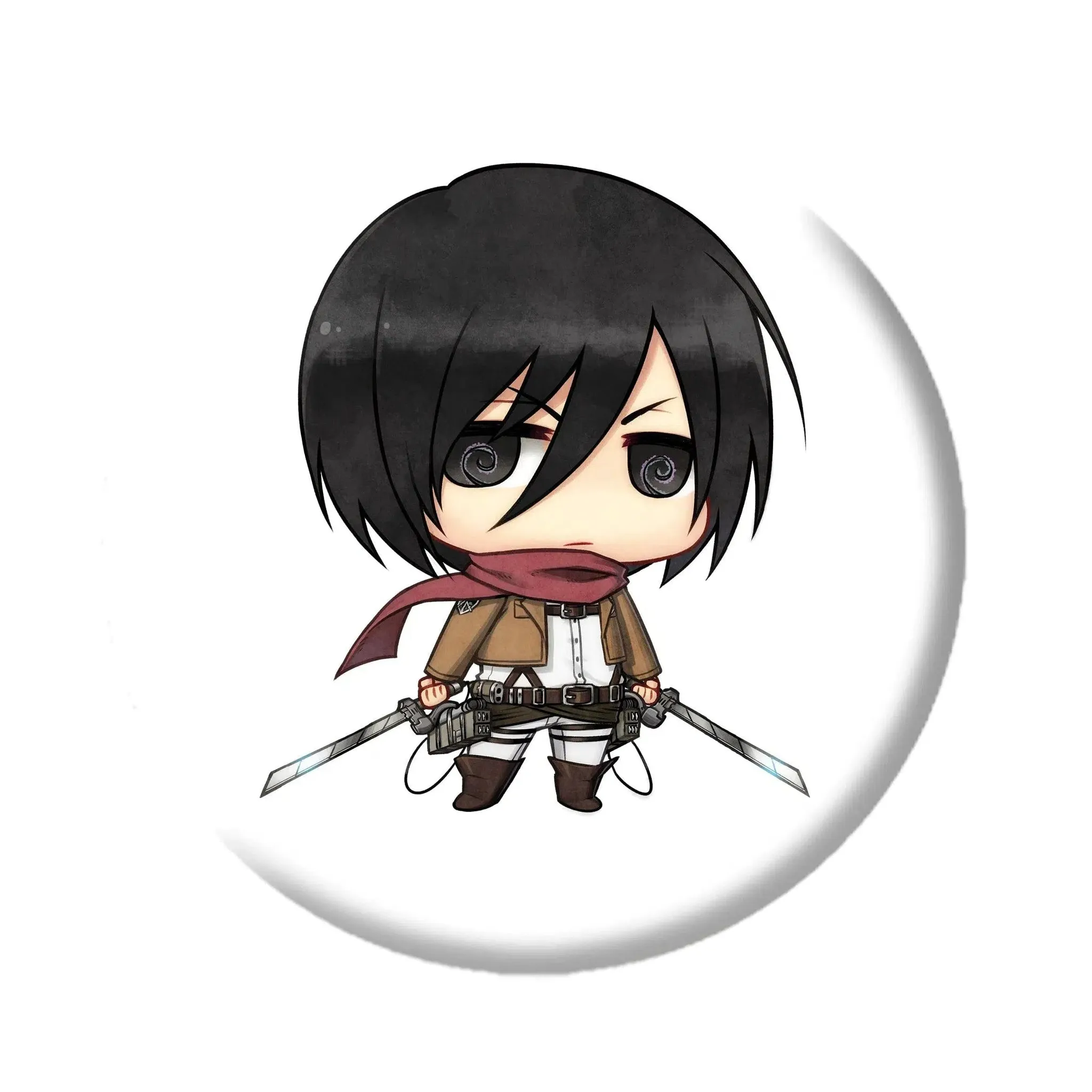 Attack on Titan [Season 1] - Chibi Characters & Titans Pin Badge Pack - ABYstyle - Image 5