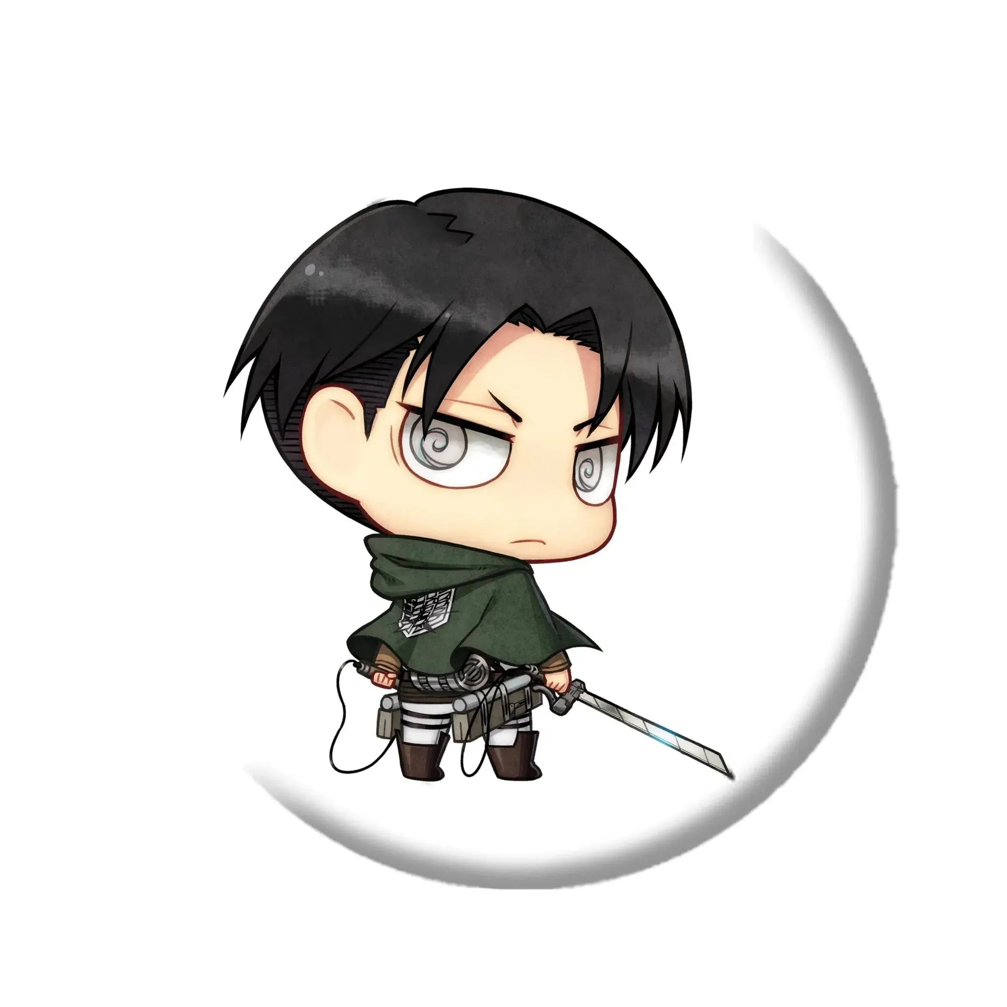 Attack on Titan [Season 1] - Chibi Characters & Titans Pin Badge Pack - ABYstyle - Image 8