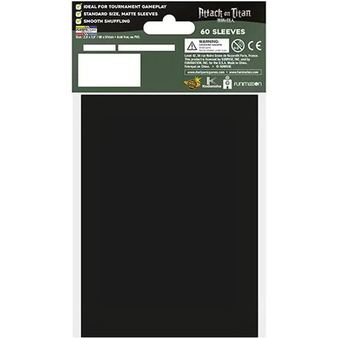 Attack on Titan - The Wall Art Protective Card Sleeves (60 Count, Standard Size) - Japanime Games - Player's Choice Game Accessories Series - Image 3