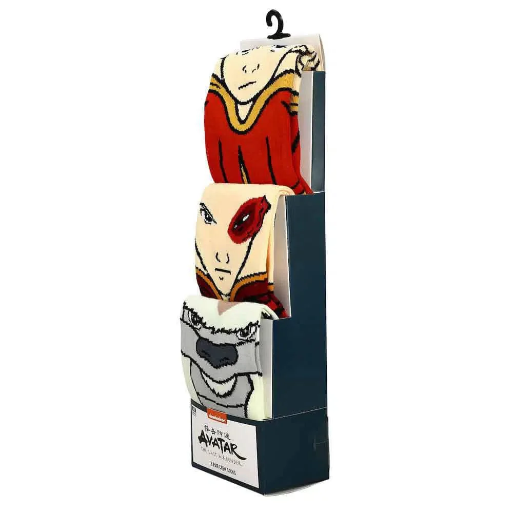 Avatar: The Last Airbender - Aang, Appa & Zuko Crew Socks (3 Pairs) - Bioworld - Image 5