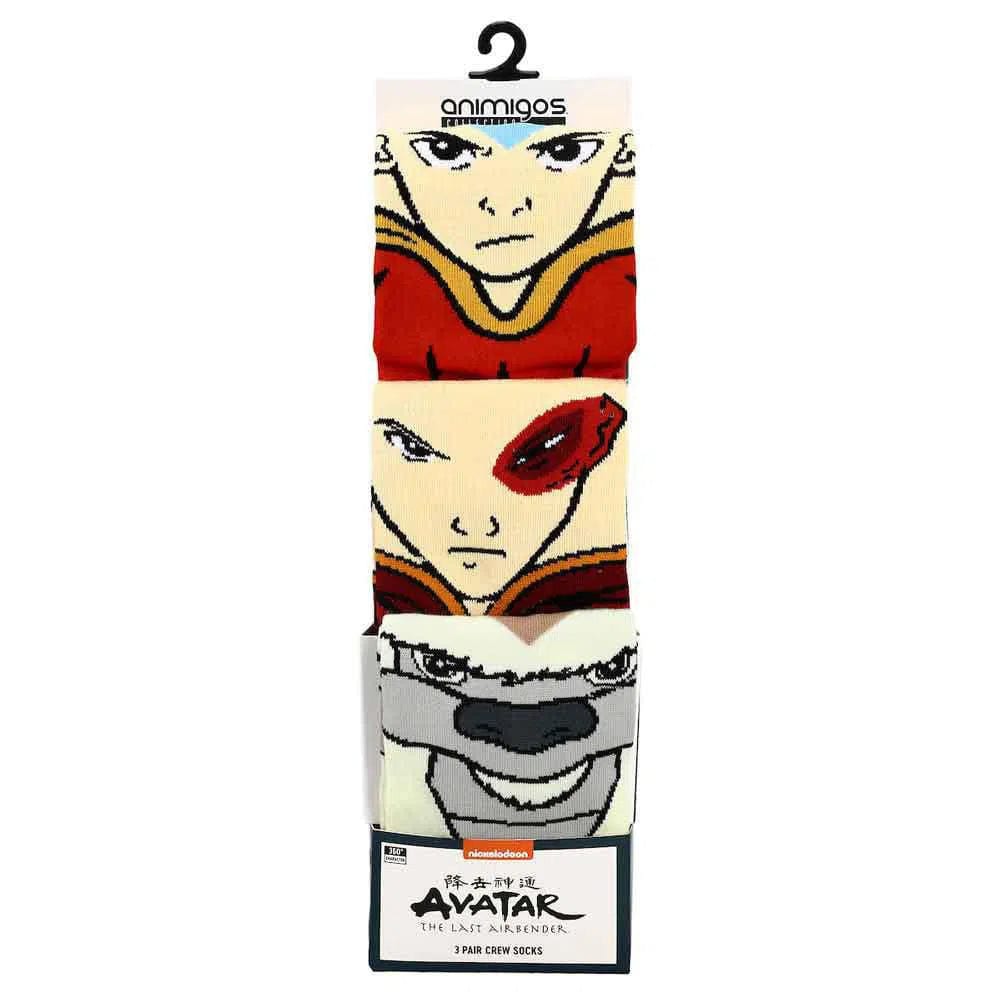 Avatar: The Last Airbender - Aang, Appa & Zuko Crew Socks (3 Pairs) - Bioworld - Image 6