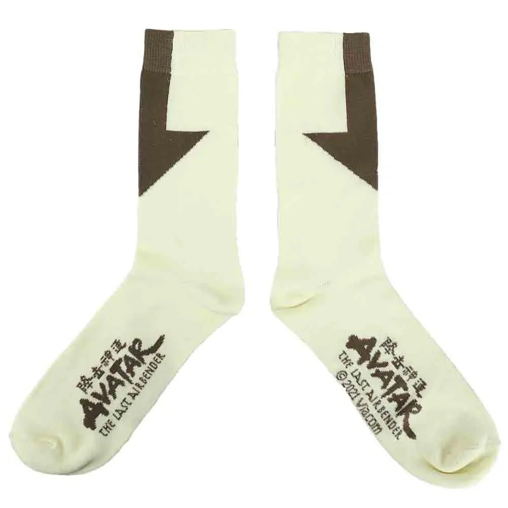 Avatar: The Last Airbender - Aang & Bending Symbols Crew Socks (5 Pairs) - Bioworld - Image 5