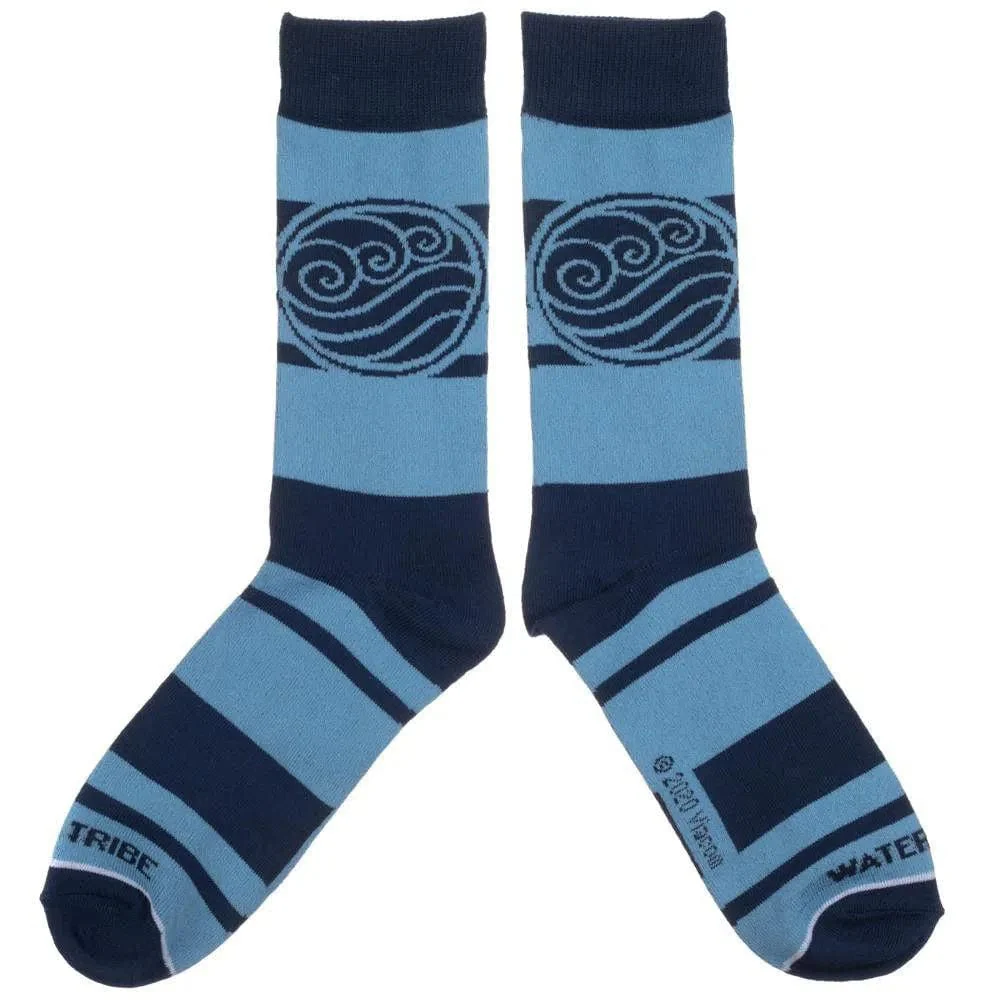 Avatar: The Last Airbender - Four Nations Crew Socks (4 Pairs) - Bioworld - Water Tribe, Earth Kingdom, Fire Nation, Air Nomads - Image 5