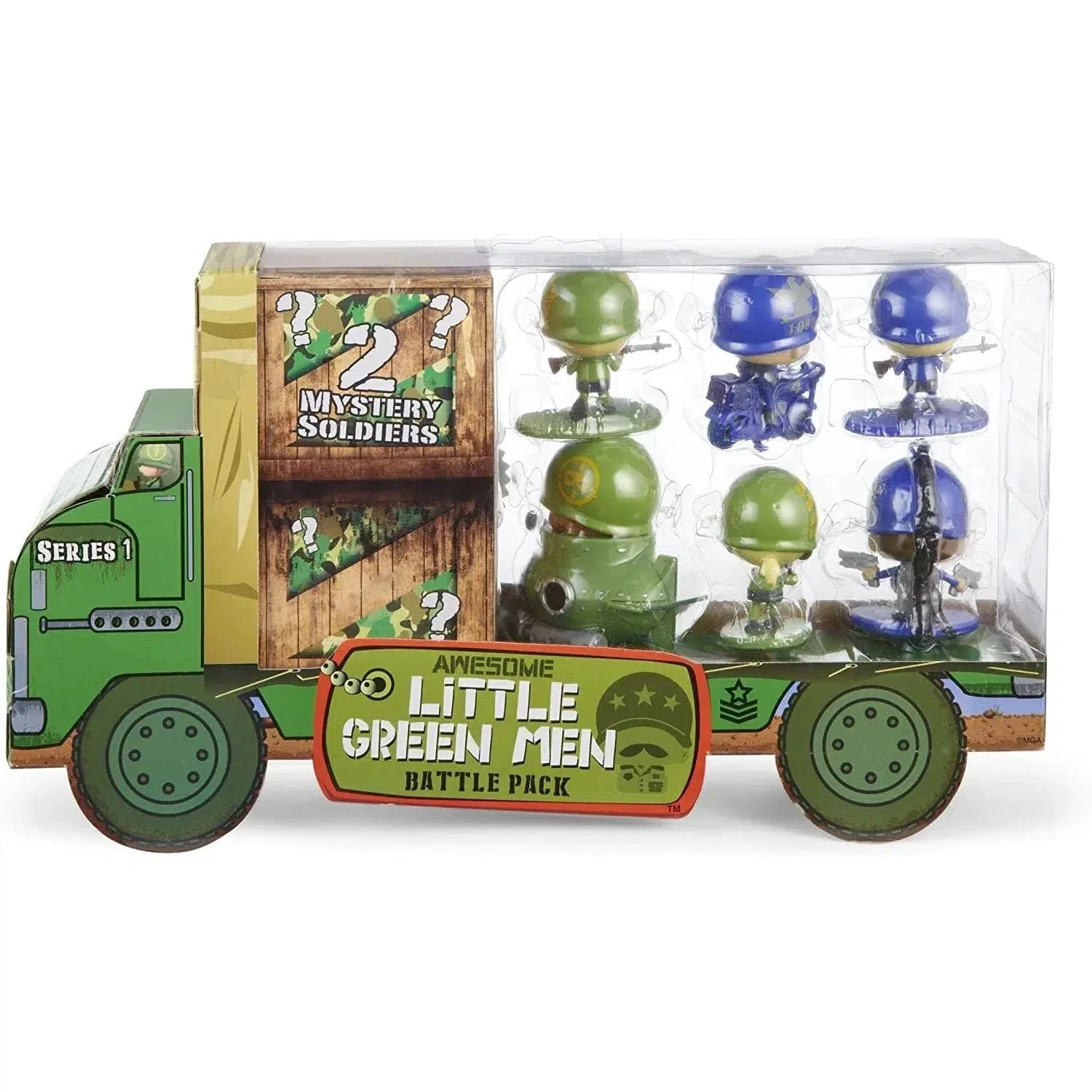 Awesome Little Green Men - 8 Battle Pack Figures - Series 1: Style 3 - Image 2