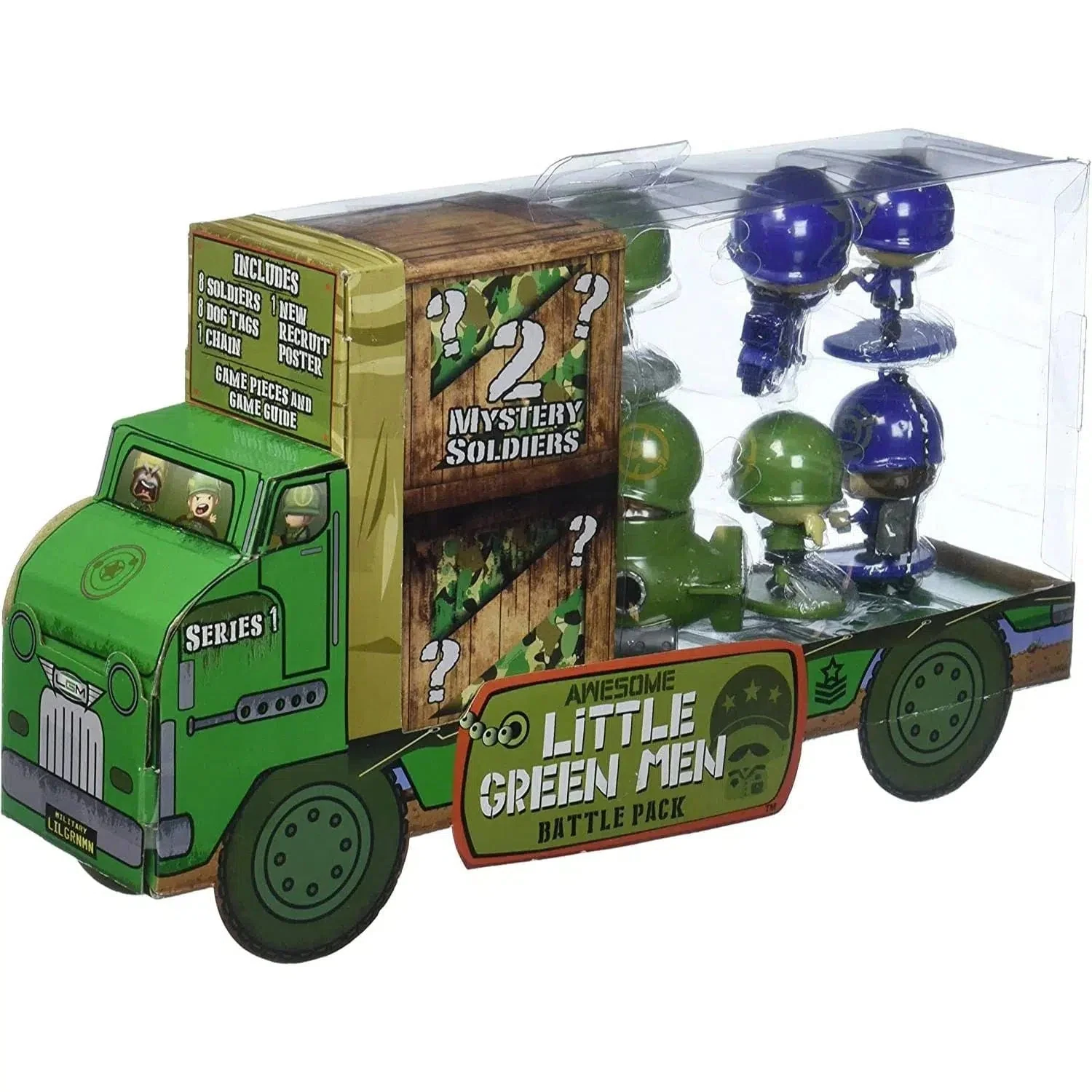 Awesome Little Green Men - 8 Battle Pack Figures - Series 1: Style 3 - Image 3