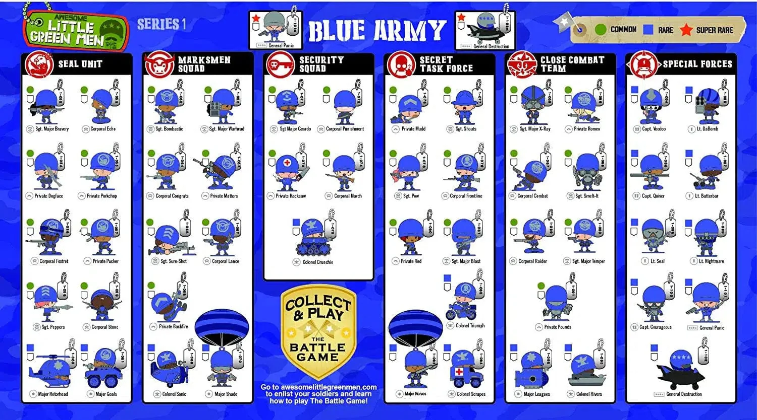 Awesome Little Green Men - 8 Battle Pack Figures - Series 1: Style 3 - Image 4