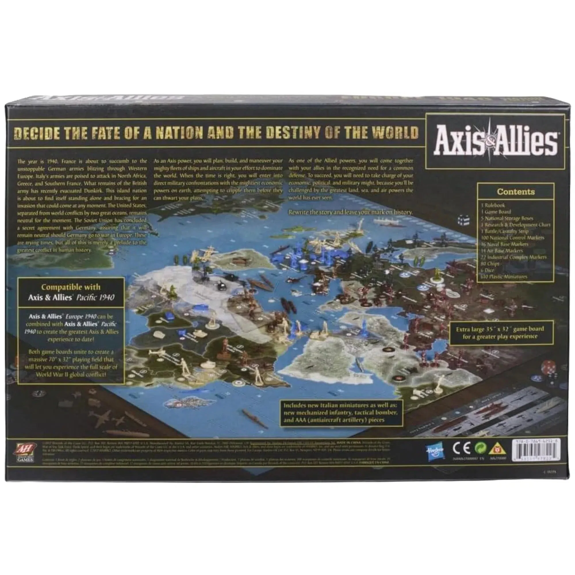 Axis & Allies: Europe 1940 (Second Edition) - Strategy World War II Board Game for Adults (2-5 Players, Ages 12+) - Avalon Hill - Image 3