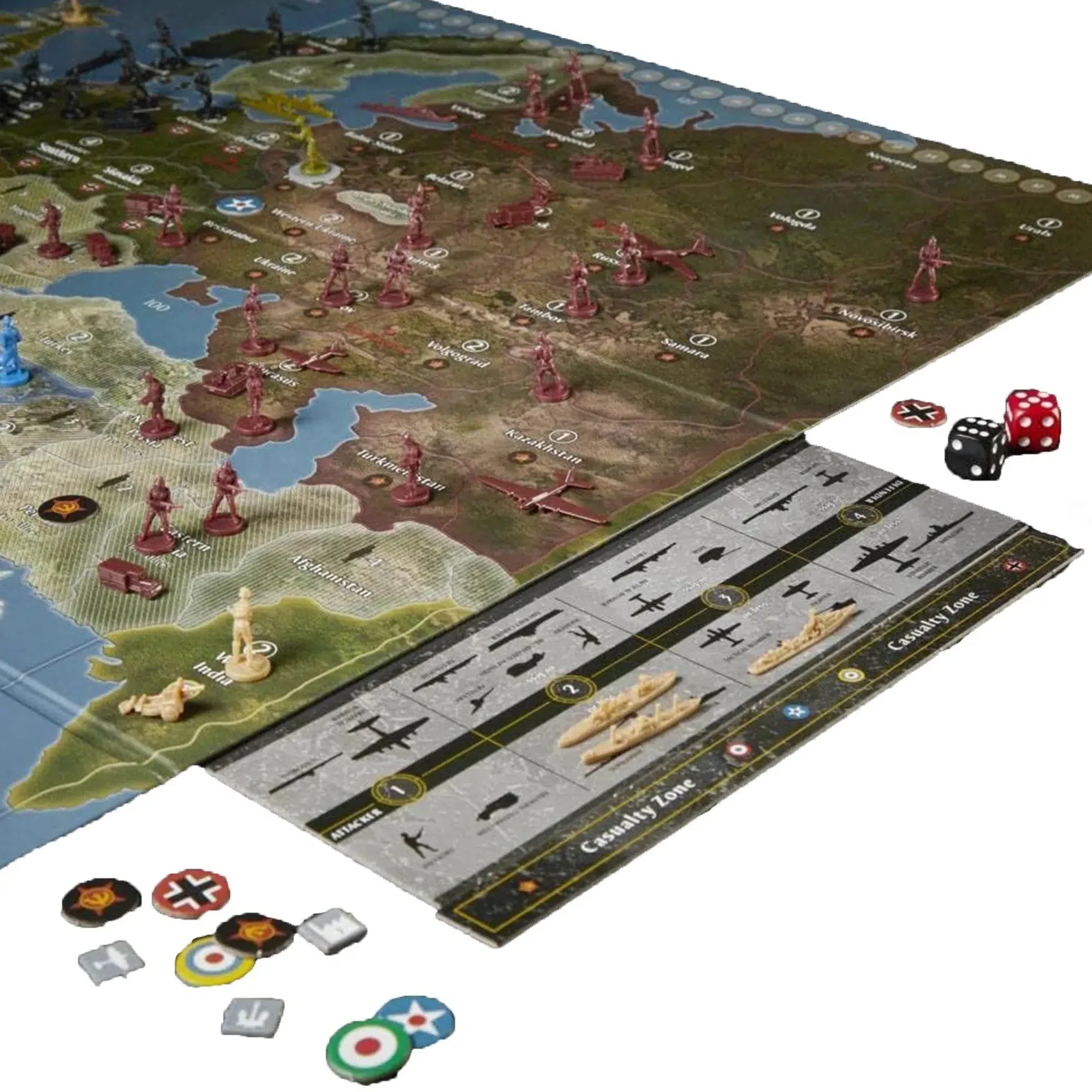 Axis & Allies: Europe 1940 (Second Edition) - Strategy World War II Board Game for Adults (2-5 Players, Ages 12+) - Avalon Hill - Image 4