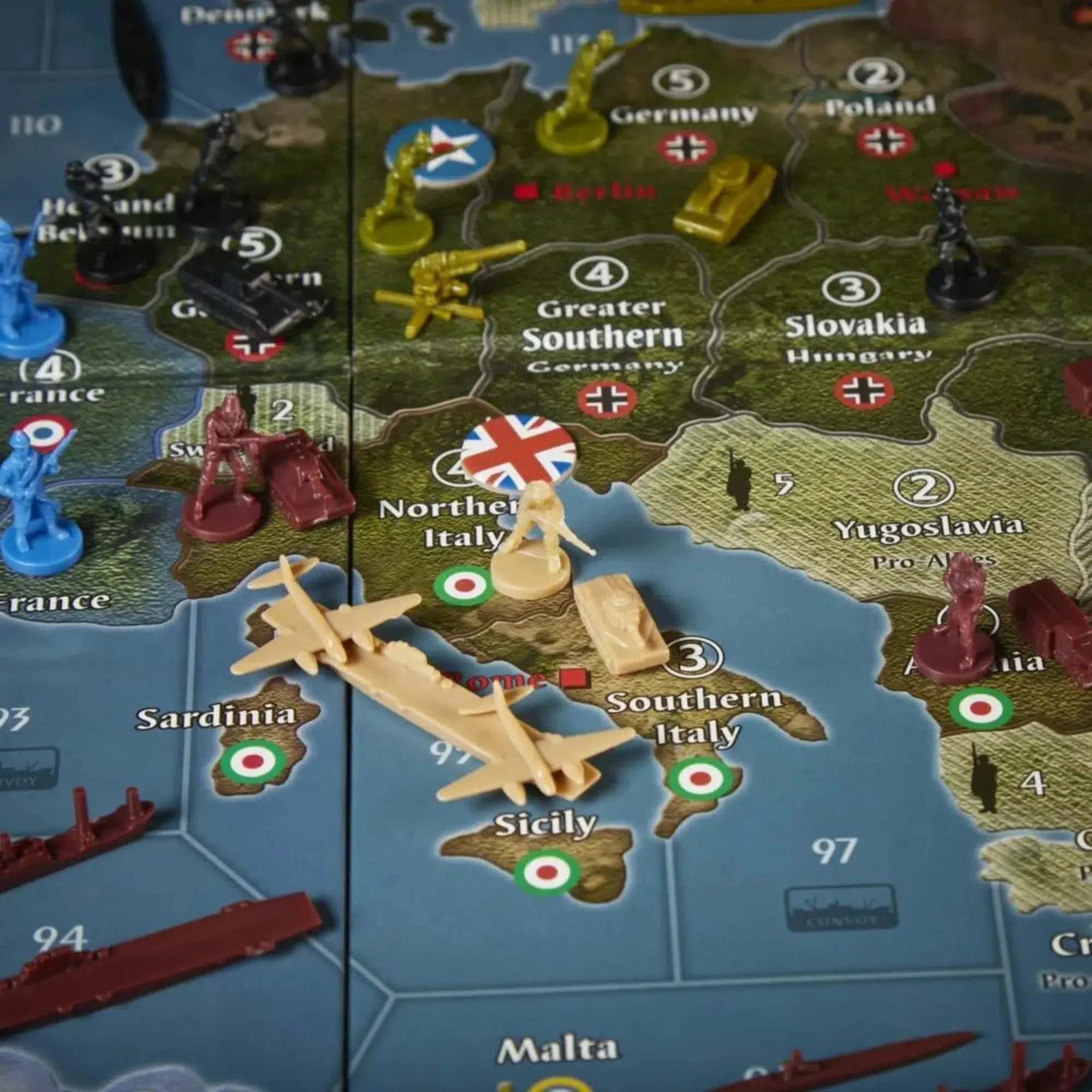 Axis & Allies: Europe 1940 (Second Edition) - Strategy World War II Board Game for Adults (2-5 Players, Ages 12+) - Avalon Hill - Image 6