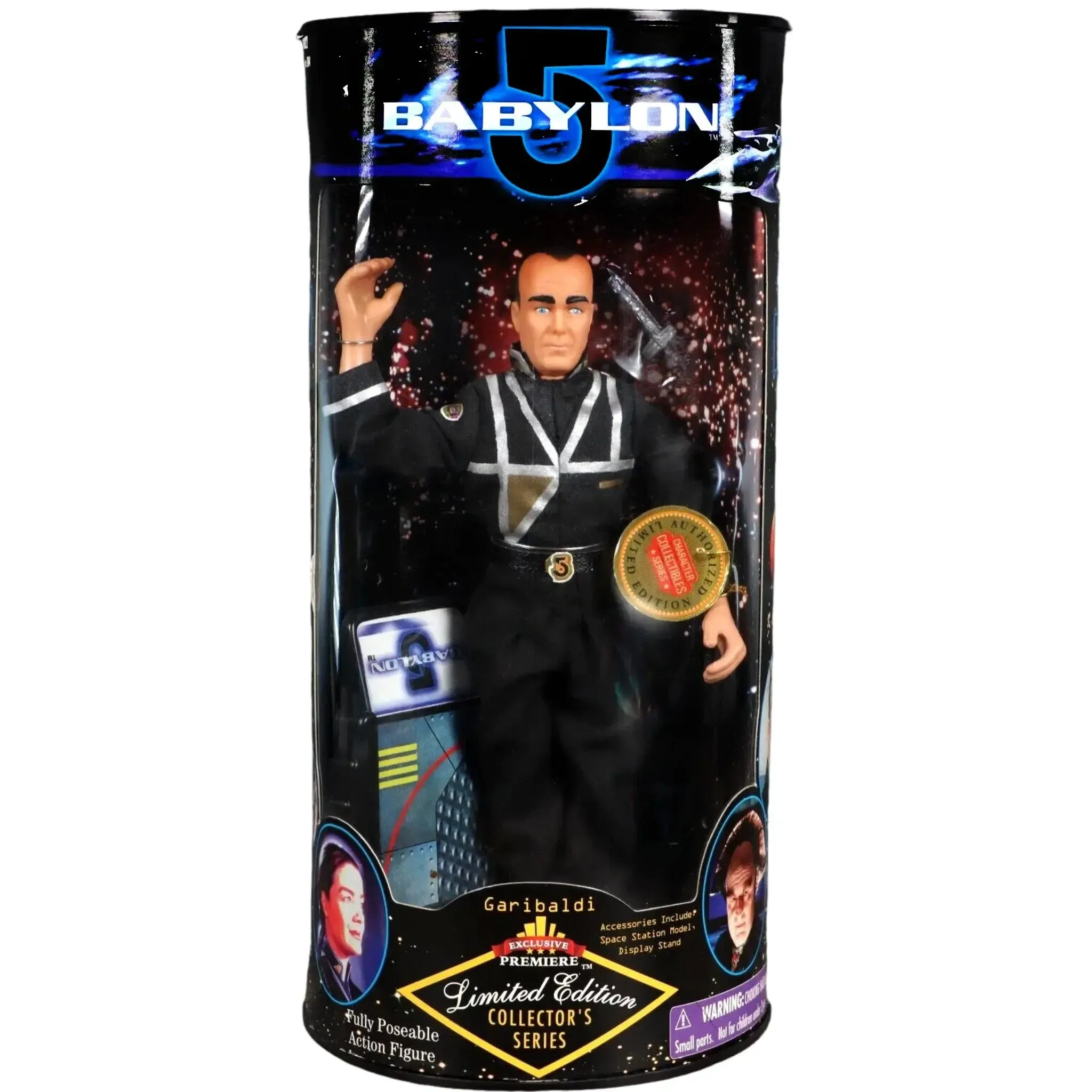 Babylon 5 - Garibaldi Poseable Action Figure (9") - Exclusive Toy Products - Exclusive Premiere Limited Edition Collector's Series - (1997)