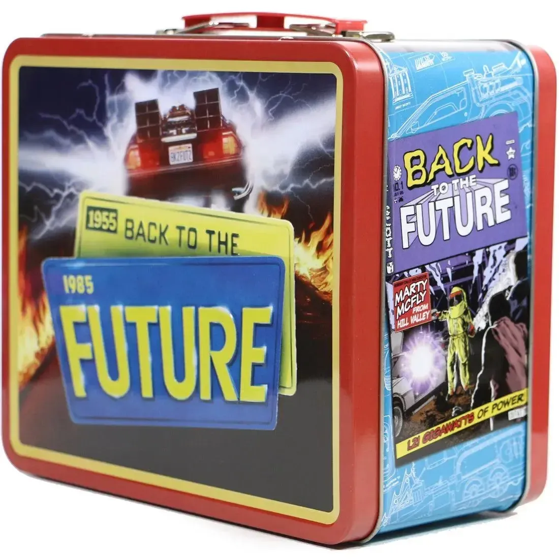 Back to the Future - DeLorean Lunchbox & Beverage Container Set - Surreal Entertainment - PREVIEWS Exclusive, Tin Titans Series - Image 3