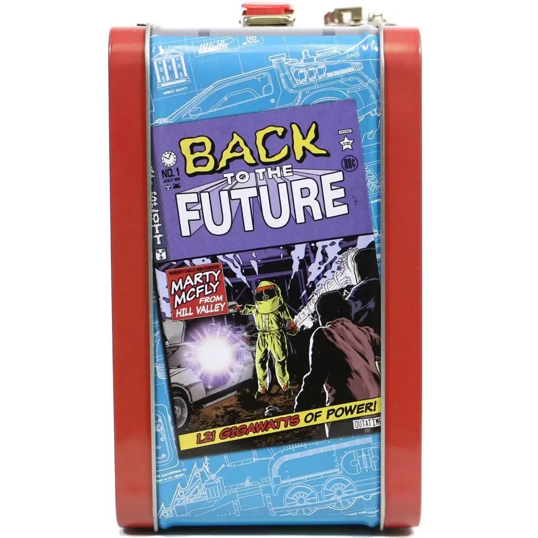 Back to the Future - DeLorean Lunchbox & Beverage Container Set - Surreal Entertainment - PREVIEWS Exclusive, Tin Titans Series - Image 5