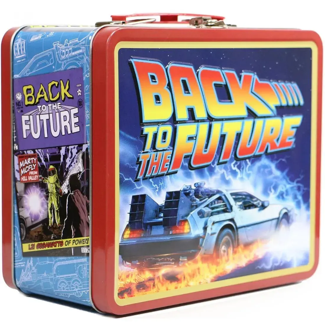 Back to the Future - DeLorean Lunchbox & Beverage Container Set - Surreal Entertainment - PREVIEWS Exclusive, Tin Titans Series - Image 8