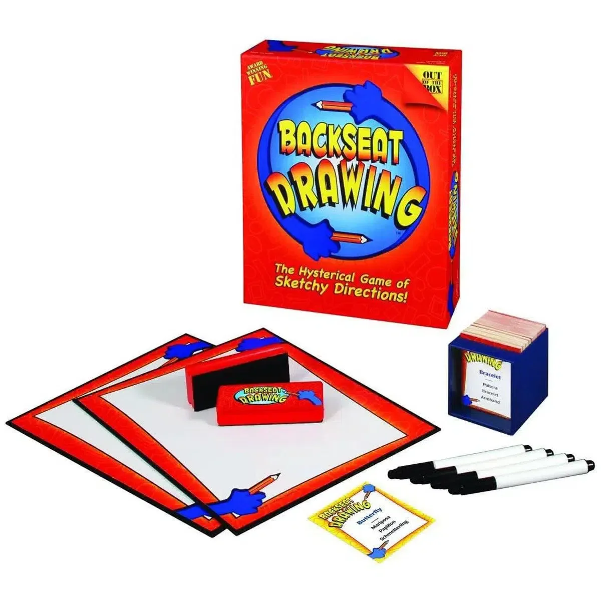 Backseat Drawing - Party Drawing Board Game for Family, Adults, and Children (4-8 Players, Ages 12+) - Out of the Box - Image 2