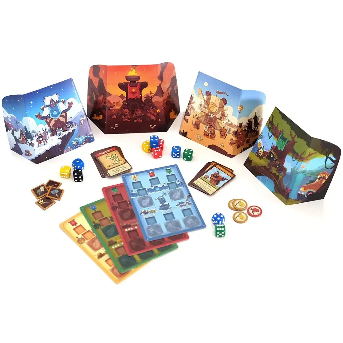 BarBEARian Battlegrounds - Worker Placement War Board Game for Family, Adults, and Children (2-4 Players, Ages 8+) - GreenBrier Games - Image 2
