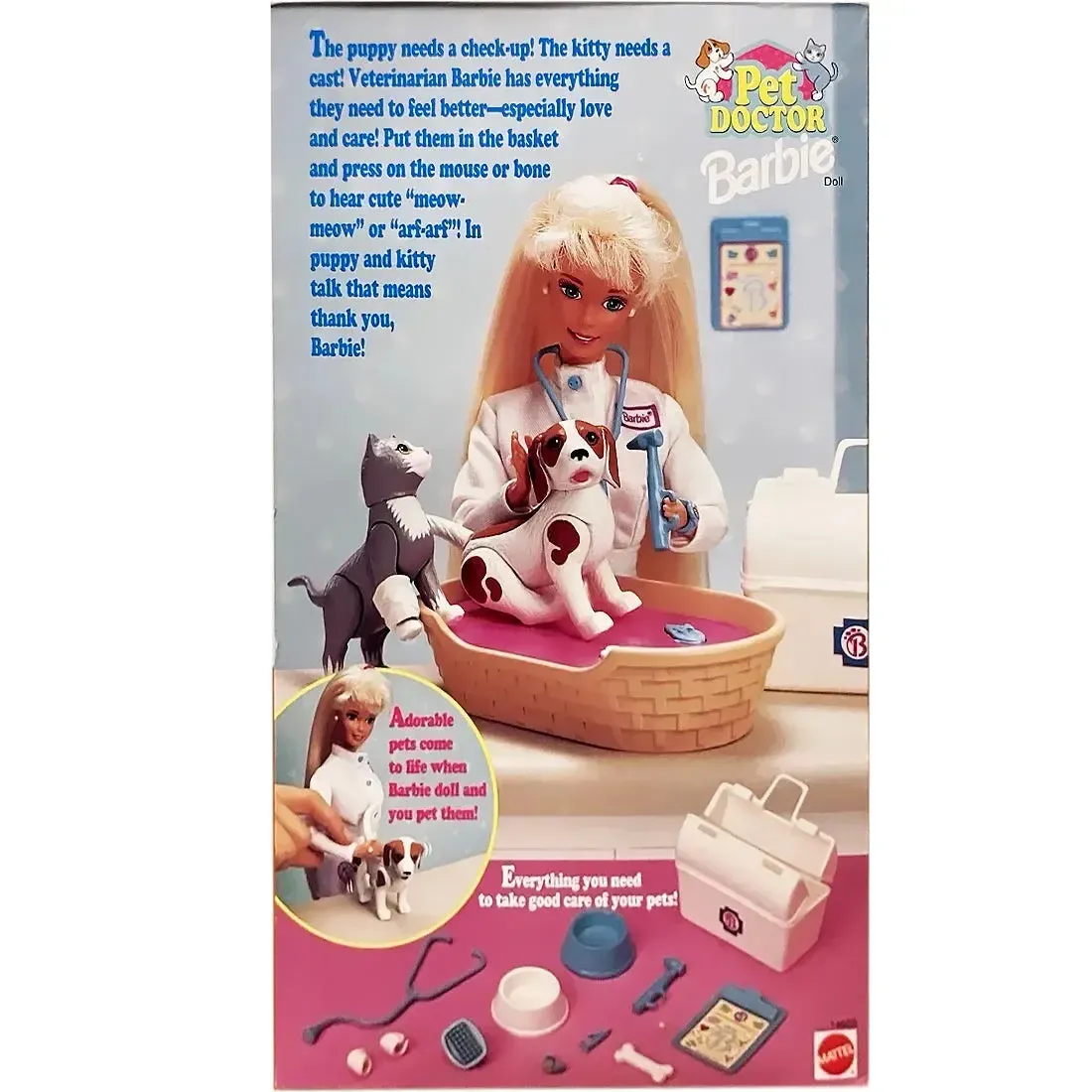 Barbie - Pet Doctor Barbie Doll Set - Mattel - (1996) - Image 2