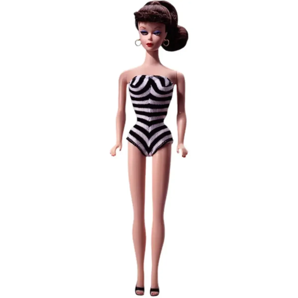 Barbie - Special Edition Reproduction of the Original 1959 Brunette Barbie Doll & Package - Mattel - Barbie 35th Anniversary Edition - Image 2
