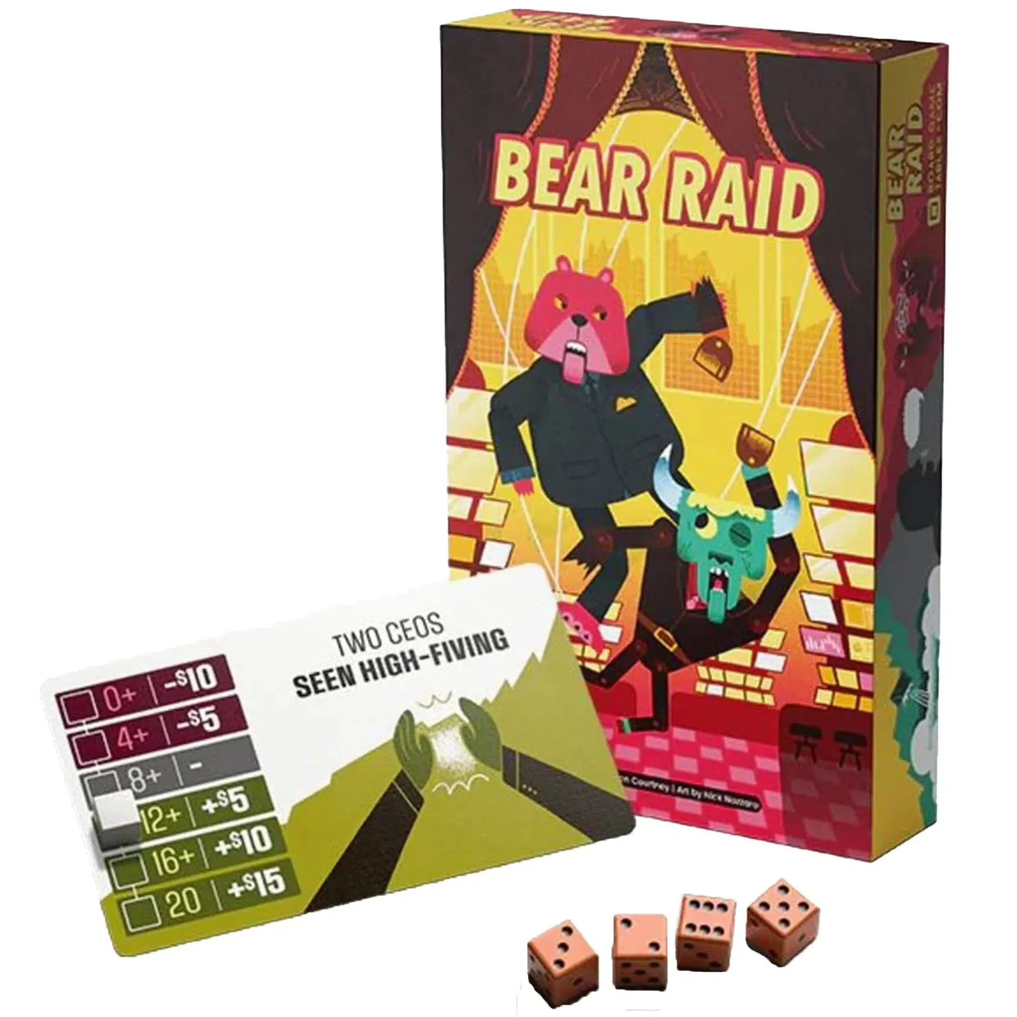 Bear Raid - Economic Stock Market Board Game for Family, Adults (3-6 Players, Ages 12+) - Allplay - Image 2