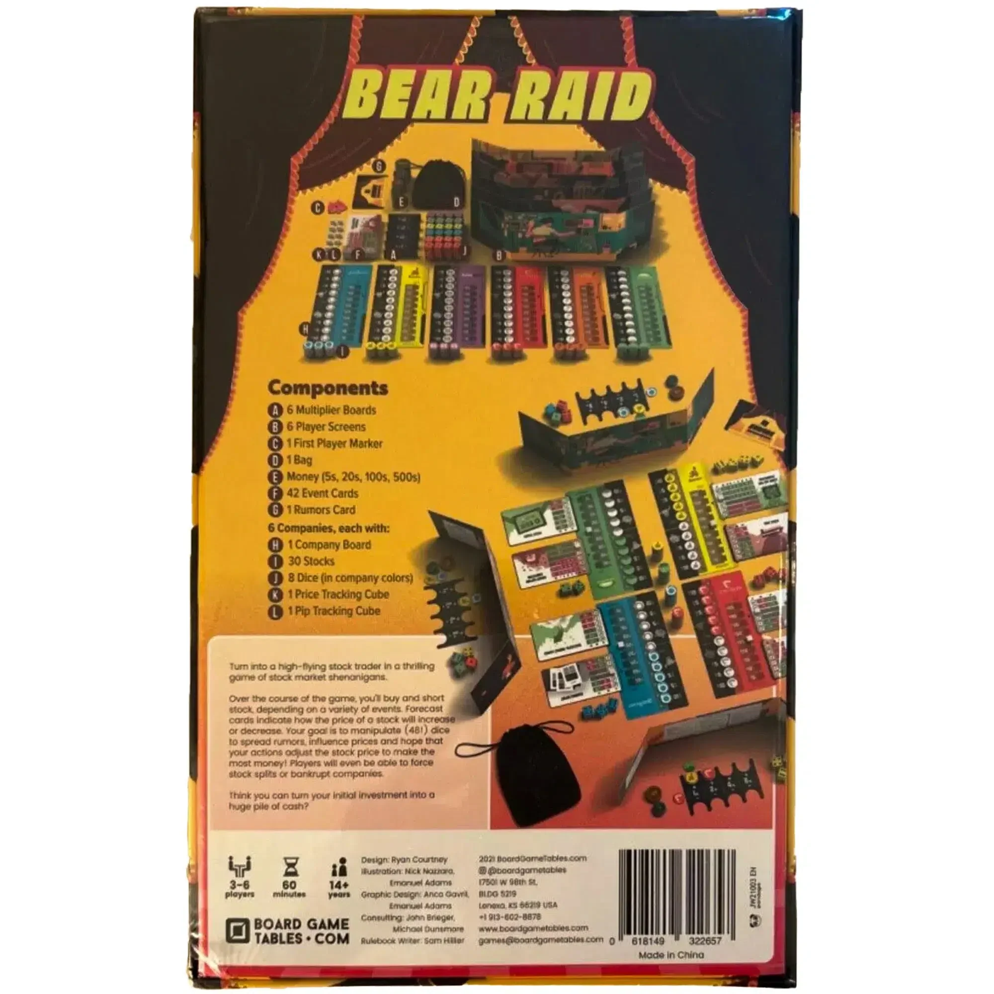 Bear Raid - Economic Stock Market Board Game for Family, Adults (3-6 Players, Ages 12+) - Allplay - Image 3