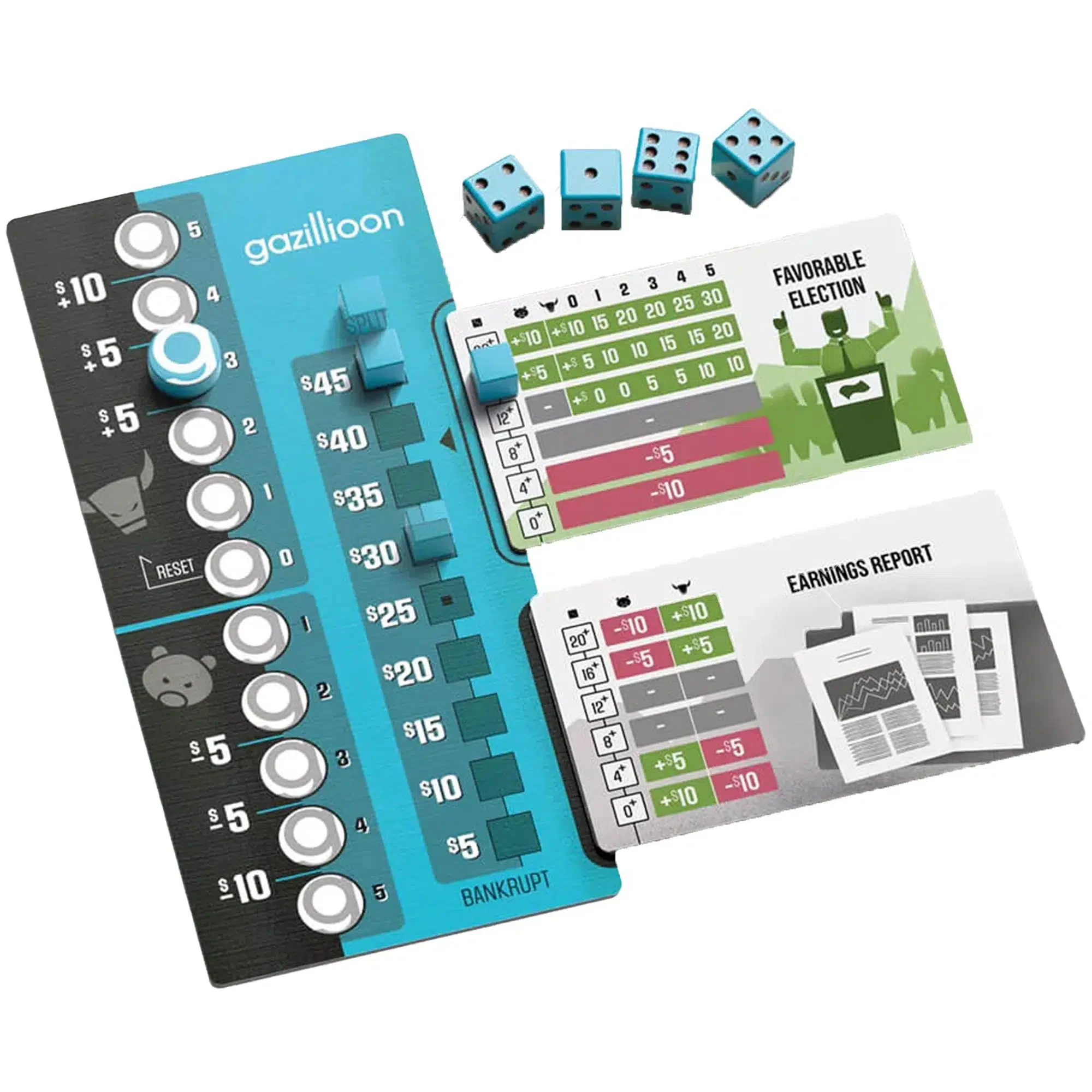 Bear Raid - Economic Stock Market Board Game for Family, Adults (3-6 Players, Ages 12+) - Allplay - Image 6