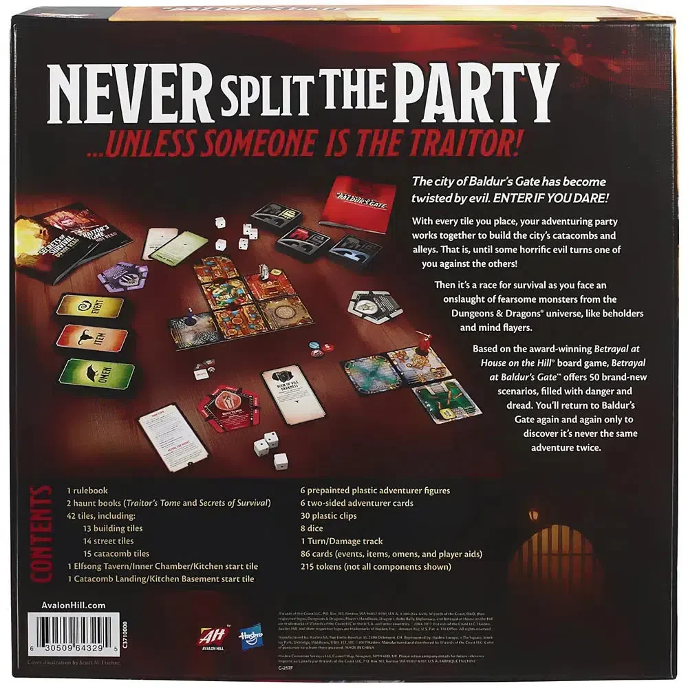 Betrayal at Baldur's Gate - Dungeon-Crawl Fantasy Board Game for Family, and Adults (3-6 Players, Ages 12+) - Avalon Hill - Image 3
