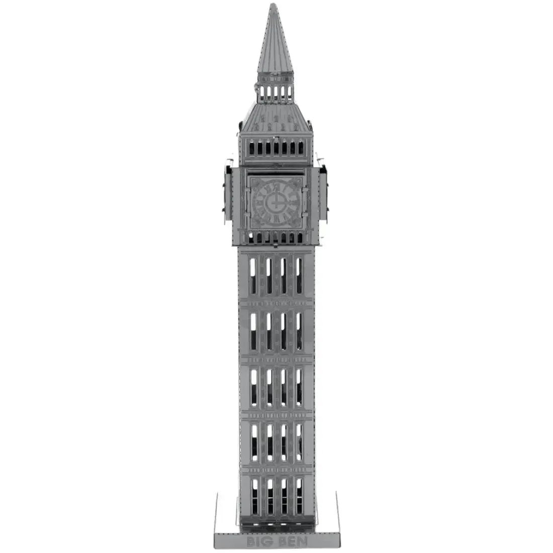 Big Ben Tower Figure Model Kit (Steel, Moderate Difficulty) - Fascinations - Metal Earth Series - Image 6