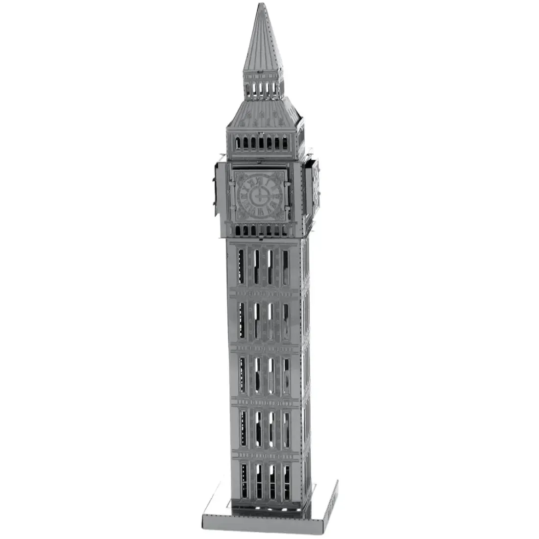 Big Ben Tower Figure Model Kit (Steel, Moderate Difficulty) - Fascinations - Metal Earth Series - Image 8