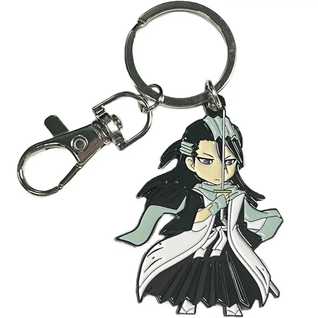 Bleach - Chibi Byakuya Kuchiki Keychain (2", Metal) - Great Eastern Entertainment - Image 2