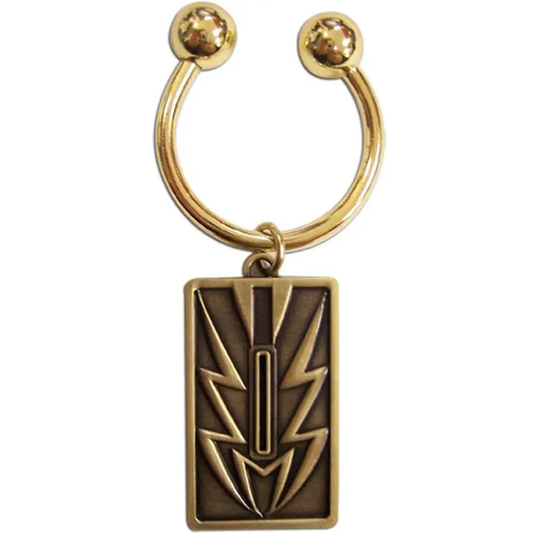 Bleach - Renji Abarai Zabimaru Zanpakuto Sword Guard Tsuba Keychain (Metal) - Great Eastern Entertainment