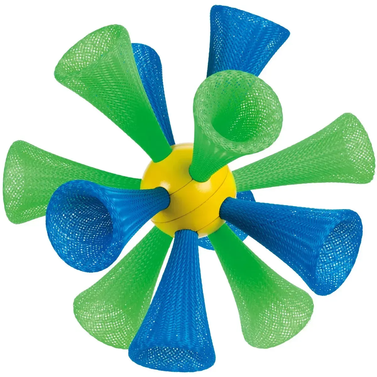 Blue/Green Jumbo Bash Birdie Shuttlecock Toy (8.5") - Toysmith - Image 2