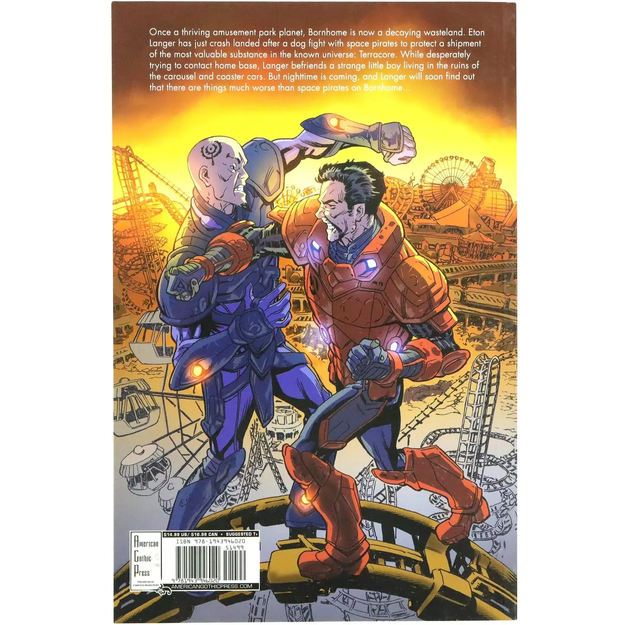 Bornhome - Science Fiction Paperback Graphic Novel Comic Book - American Gothic Press - Image 3